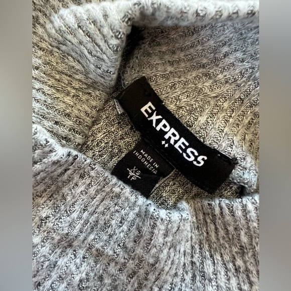 Gray Express Sweater Dress - Picture 2 of 4